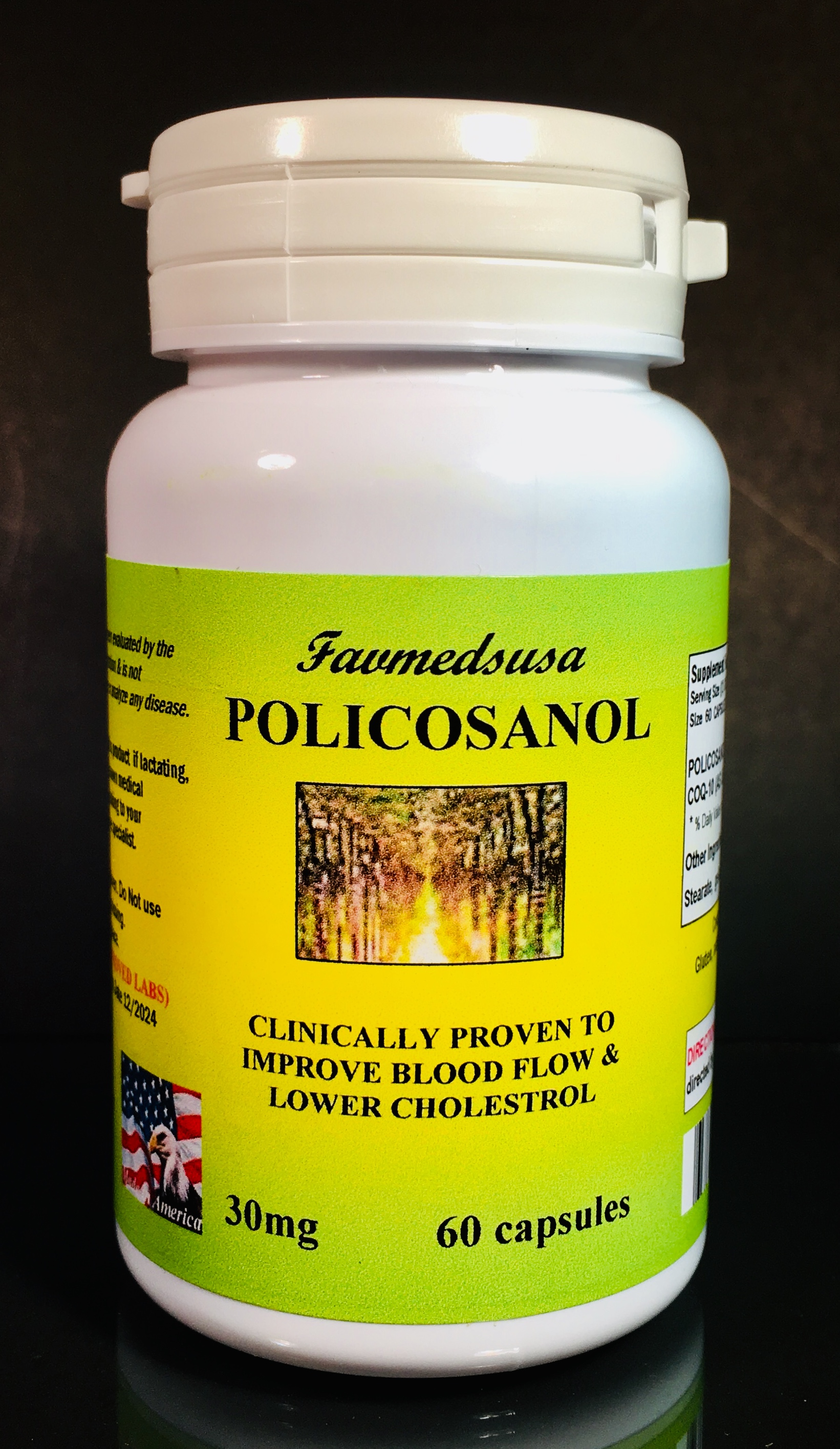 Policosanol + Coq10 - 60 capsules